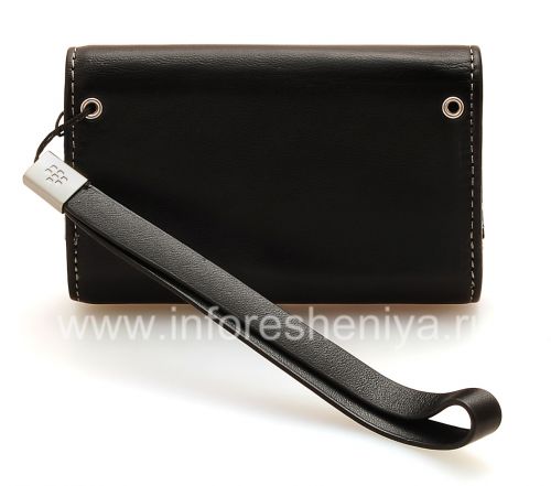 Photogallery for Housse en cuir d&#39;origine Sac Premium Leather Folio pour BlackBerry, Noir (Black) product