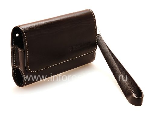 Photogallery for Housse en cuir d&#39;origine Sac Premium Leather Folio pour BlackBerry, Brun foncé (Espresso) product
