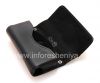 Photo 7 — Asli Leather Case Bag Premium Kulit Folio untuk BlackBerry, Dark Blue (Biru)