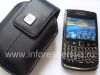 Photo 8 — Ledertasche mit Clip und Metall Tags für Blackberry, Schwarz