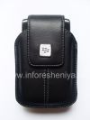 Photo 15 — BlackBerry জন্য ক্লিপ এবং ধাতু ট্যাগ দিয়ে চামড়া কেস, কালো
