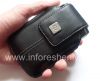 Photo 21 — kasus kulit dengan klip dan logam tag untuk BlackBerry, hitam