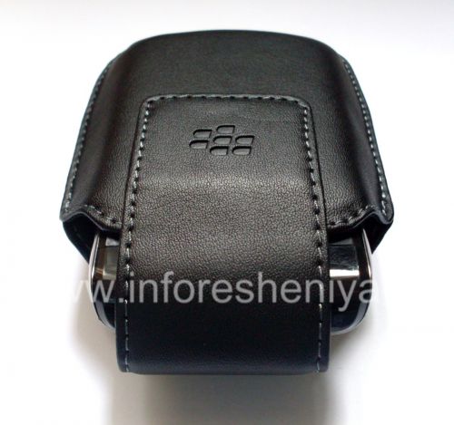 Photogallery for Etui en cuir avec clip pour BlackBerry, noir product