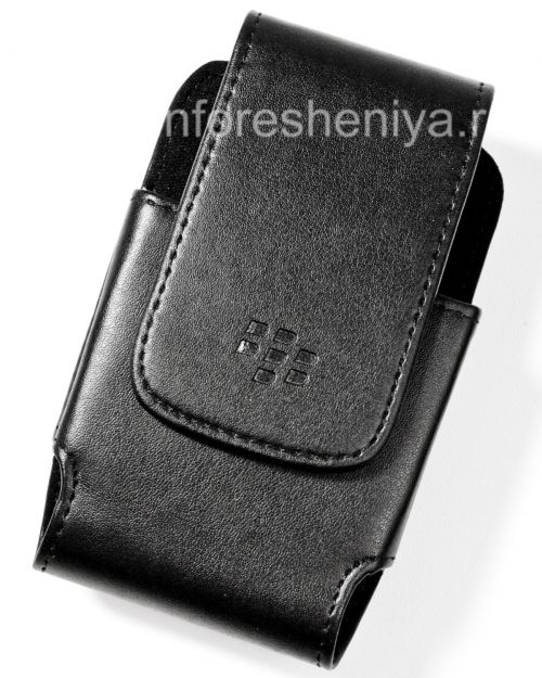 Photogallery for BlackBerry জন্য একটি ক্লিপ আয়তক্ষেত্র (কপি) সঙ্গে চামড়া কেস, কালো product