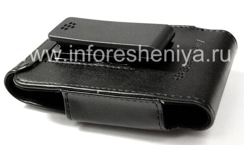 Photogallery for BlackBerry জন্য একটি ক্লিপ আয়তক্ষেত্র (কপি) সঙ্গে চামড়া কেস, কালো product