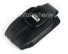 Photo 1 — El caso de cuero original con correa de metal y etiquetas para BlackBerry Bolsa de piel, Negro (Pitch Negro)