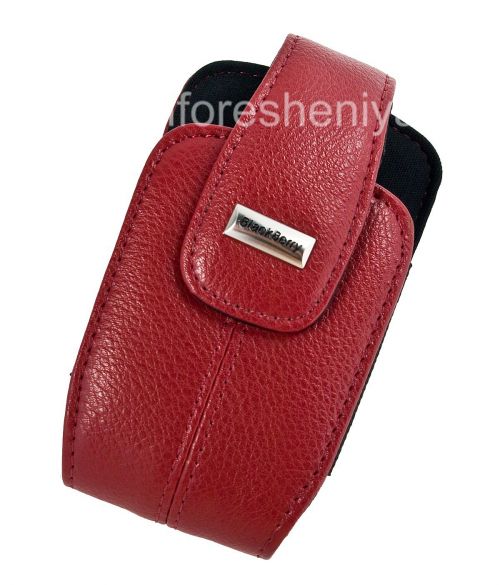 Photogallery for একটি চাবুক দিয়ে মূল চামড়া কেস এবং BlackBerry জন্য একটি ধাতু ট্যাগ চামড়া যোগ, লার্জ জমিন, লাল (অ্যাপল লাল) product