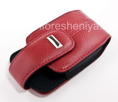 Photogallery for একটি চাবুক দিয়ে মূল চামড়া কেস এবং BlackBerry জন্য একটি ধাতু ট্যাগ চামড়া যোগ, লার্জ জমিন, লাল (অ্যাপল লাল) product
