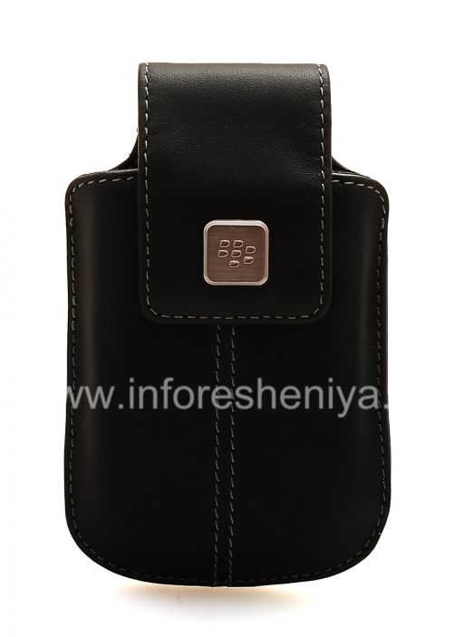 Photogallery for Original-Leder Tasche für Blackberry Leather Tote, Black (Schwarz) product