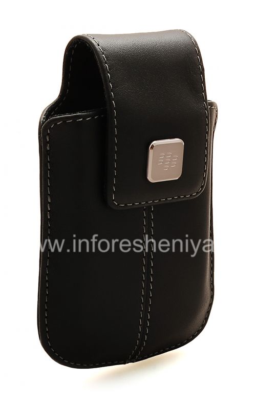Photogallery for Original-Leder Tasche für Blackberry Leather Tote, Black (Schwarz) product