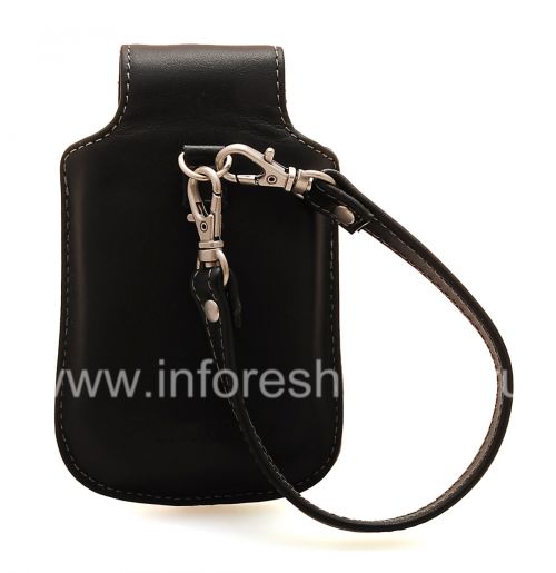 Photogallery for Original-Leder Tasche für Blackberry Leather Tote, Black (Schwarz) product