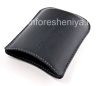 Photo 3 — Asli Leather Case-saku Synthetic Pocket Pouch untuk BlackBerry, Black (hitam)