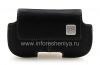 Photo 1 — Asli kulit kasus horisontal dengan klip dan logam tag Horizontal Holster untuk BlackBerry, Black (hitam)