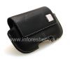 Photo 6 — Asli kulit kasus horisontal dengan klip dan logam tag Horizontal Holster untuk BlackBerry, Black (hitam)