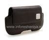 Photo 3 — Asli kulit kasus horisontal dengan klip dan logam tag Horizontal Holster untuk BlackBerry, Brown (Espresso)