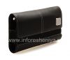 Photo 5 — Asli Kulit Kasus Tas dengan tag logam Folio Kulit untuk BlackBerry, Hitam / hitam (Black)