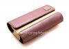 Photo 8 — Original Leather Case Bag with a metal tag Leather Folio for BlackBerry, Pink