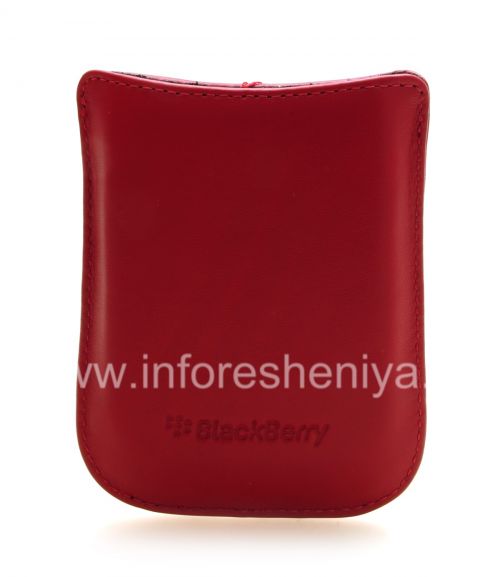 Photogallery for The original leather case, a pocket with a metal tag Leather Pocket for BlackBerry, Merlot product