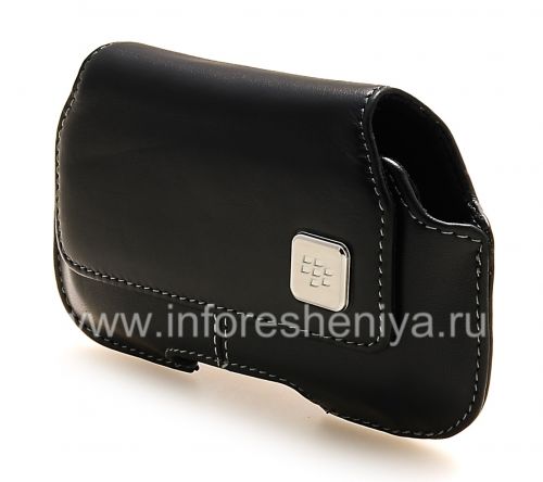 Photogallery for جلد الأصلي حقيبة القضية مع كليب الأفقي الحافظة للبلاك بيري, أسود product