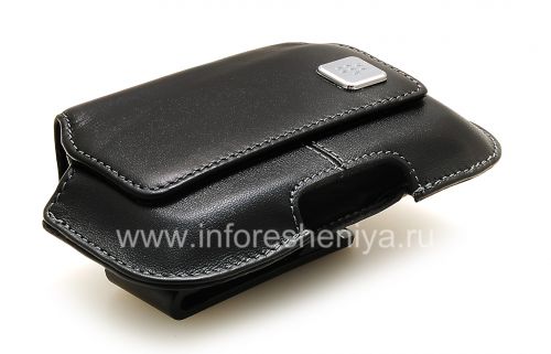Photogallery for جلد الأصلي حقيبة القضية مع كليب الأفقي الحافظة للبلاك بيري, أسود product