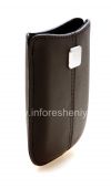 Photo 4 — Das Original Ledertasche, eine Tasche mit einem Metallschild Leather Pocket für Blackberry, Dunkelbraun (Espresso)
