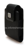 Photo 4 — 在原装皮套使用的夹子与金属吊牌皮质旋转皮套BlackBerry, 黑（黑）