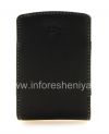 Photo 1 — Caso de cuero original de desembolso de bolsillo de cuero sintético para BlackBerry, Negro (Negro)