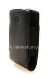 Photo 2 — BlackBerry জন্য মূল চামড়া কেস পকেট কৃত্রিম চামড়া পকেট, ব্ল্যাক (কালো)