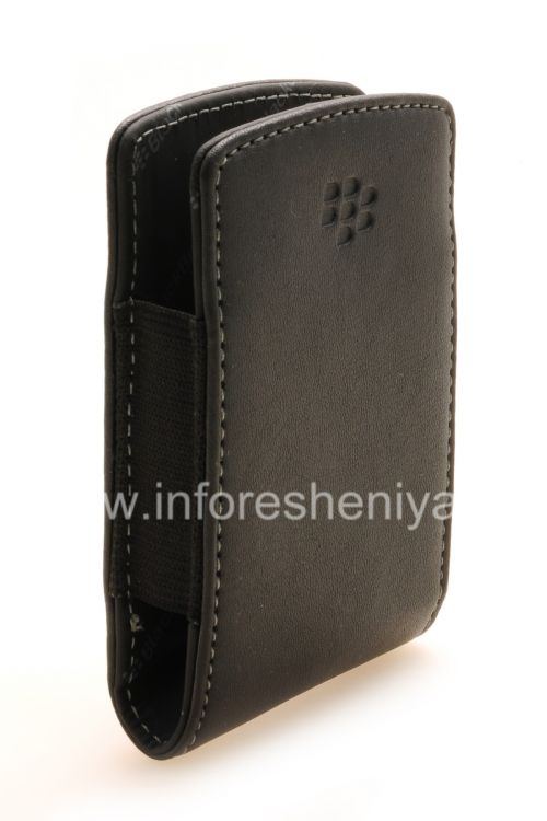 Photogallery for Original-Leder-Kasten-Tasche Kunstleder Tasche für Blackberry, Black (Schwarz) product