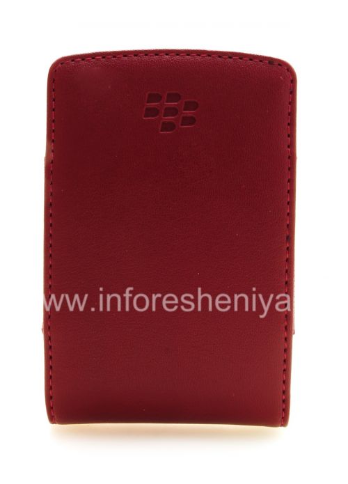 Photogallery for Original-Leder-Kasten-Tasche Kunstleder Tasche für Blackberry, Burgund (Merlot) product