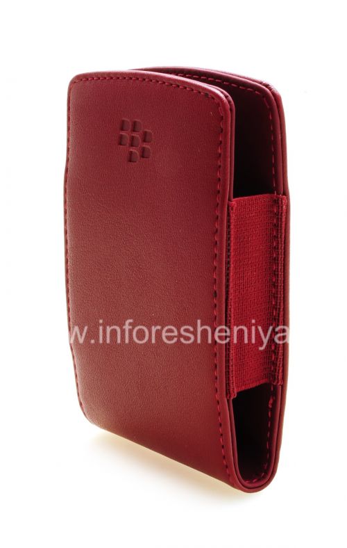 Photogallery for Original-Leder-Kasten-Tasche Kunstleder Tasche für Blackberry, Burgund (Merlot) product