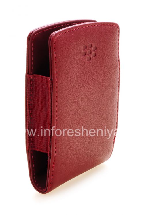 Photogallery for Original-Leder-Kasten-Tasche Kunstleder Tasche für Blackberry, Burgund (Merlot) product