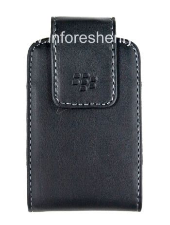 BlackBerry জন্য ক্লিপ লেদার সুইভেল খাপ সঙ্গে মূল চামড়া কেস
