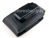 Photo 4 — BlackBerry জন্য ক্লিপ লেদার সুইভেল খাপ সঙ্গে মূল চামড়া কেস, ব্ল্যাক (কালো)