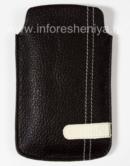 Photogallery for الحقيبة المتنقلة التوقيع جلد حالة الجيب Krusell غايا للبلاك بيري, أسمر product
