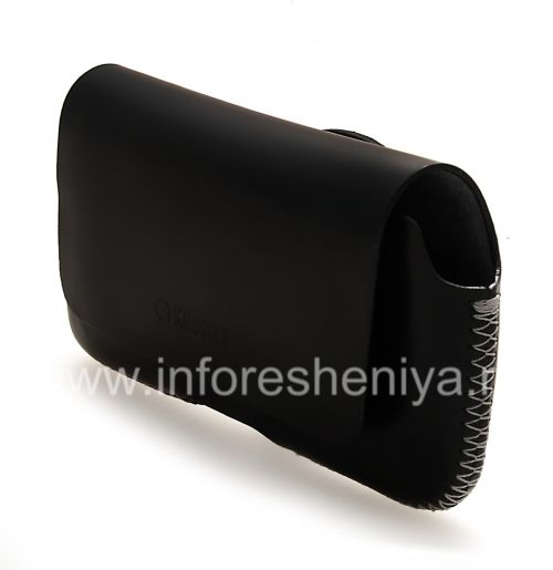 Photogallery for Signature Leder Tasche Krusell Hector Große Ledertasche w / Multidapt für Blackberry, Black (Schwarz) product