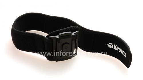 Photogallery for Brand attachment for Krusell cover for BlackBerry, On hand Arm Strap, Black product
