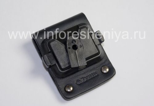 Photogallery for Brand attachment for Krusell cover for BlackBerry, On Strap Leather Swivelkit 45mm, Black product