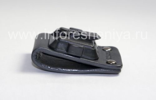 Photogallery for Brand attachment for Krusell cover for BlackBerry, On Strap Leather Swivelkit 45mm, Black product