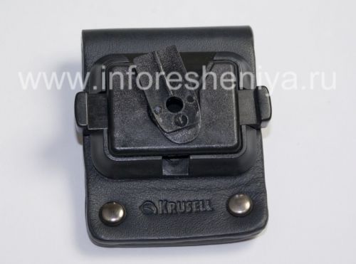 Photogallery for Brand attachment for Krusell cover for BlackBerry, On Strap Leather Swivelkit 45mm, Black product