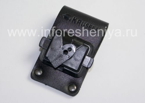 Photogallery for Brand attachment for Krusell cover for BlackBerry, On Strap Leather Swivelkit 65mm, Black product