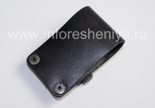 Photogallery for Brand attachment for Krusell cover for BlackBerry, On Strap Leather Swivelkit 65mm, Black product