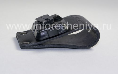 Photogallery for Brand attachment for Krusell cover for BlackBerry, On Strap Leather Swivelkit 65mm, Black product