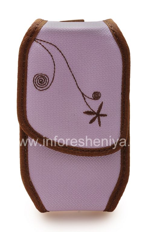Photogallery for Cubierta de tela firme con el clip de Nite Ize caja del teléfono de tonos para BlackBerry, Lavanda (Lavender) product
