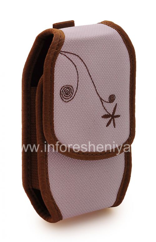 Photogallery for Cubierta de tela firme con el clip de Nite Ize caja del teléfono de tonos para BlackBerry, Lavanda (Lavender) product