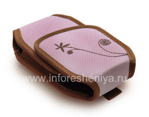 Photogallery for Cubierta de tela firme con el clip de Nite Ize caja del teléfono de tonos para BlackBerry, Lavanda (Lavender) product