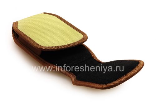 Photogallery for Cubierta de tela firme con el clip de Nite Ize caja del teléfono de tonos para BlackBerry, Pistacho (Sage) product