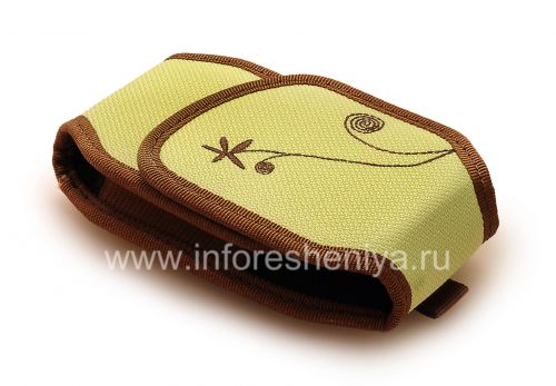 Photogallery for Cubierta de tela firme con el clip de Nite Ize caja del teléfono de tonos para BlackBerry, Pistacho (Sage) product
