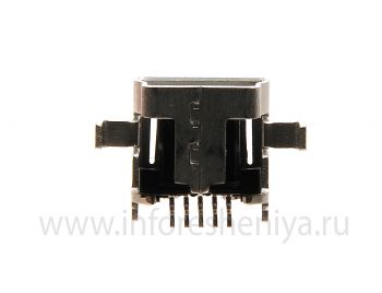 USB-connector (Charger Connector) T9 for BlackBerry