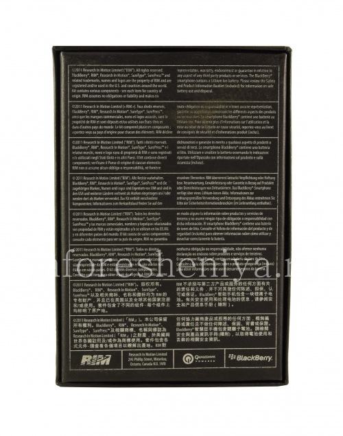 Photogallery for ボックススマートフォンBlackBerry 9790 Bold, 黒 product